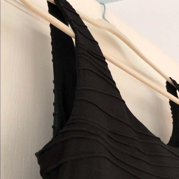 PRICE DROP!! 💗 AQUA LITTLE BLACK EMBOSSED DRESS - Picture 4 of 6